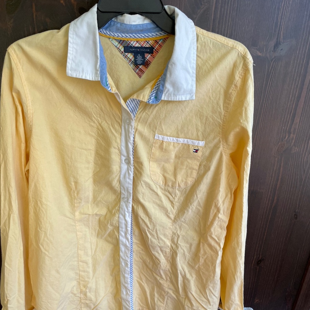PRICE DROP! Tommy Hilfiger Classic Button Front Long Sleeve Shirt - Women's XL
